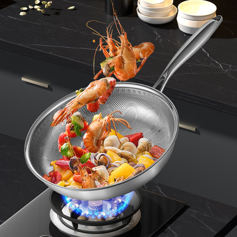 Egg Waffle Pan - 28cm Saf Titanyum Çekiçlenmiş Pro Tava