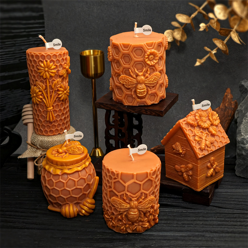 3D Petek Şeklinde Silikon Mum  - Potsticker Mold incelemesi ve fiyatı