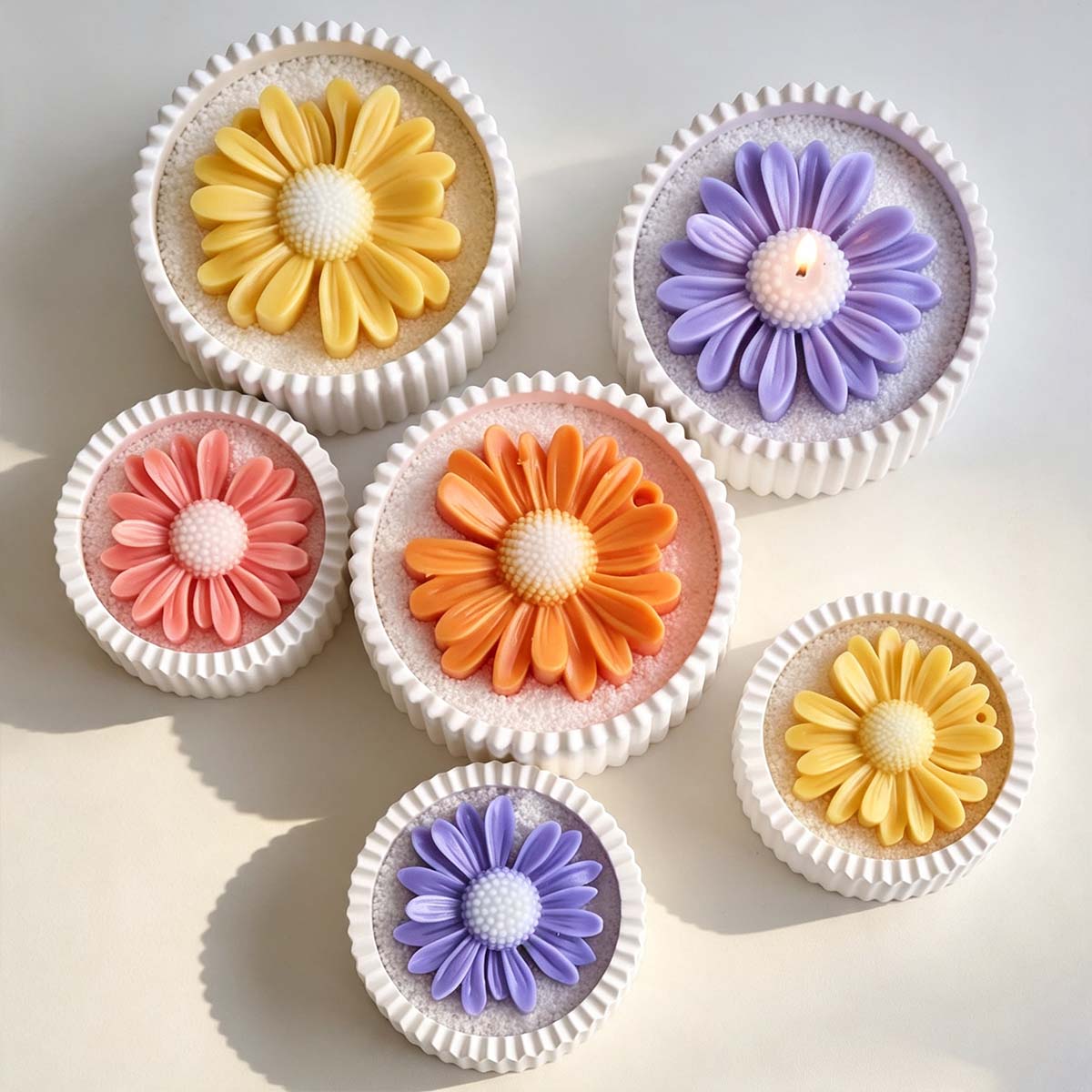 Yuvarlak Çizgili Mum Kavanozu  - Potsticker Mold incelemesi ve fiyatı